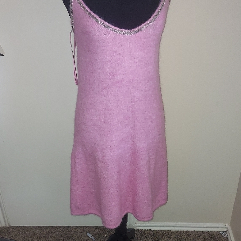 Zara NEW Pink Alpaca Wool Blend Garment - Picture 4 of 8